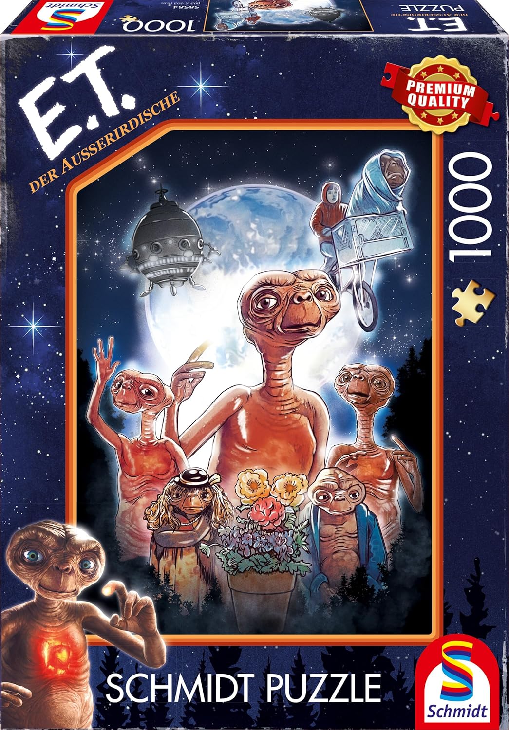 E.T. – földönkívüli kaland Schmidt Spiele 1000 darabos kirakó puzzle (SCH - 58584 4001504585846) - puzzlegarden