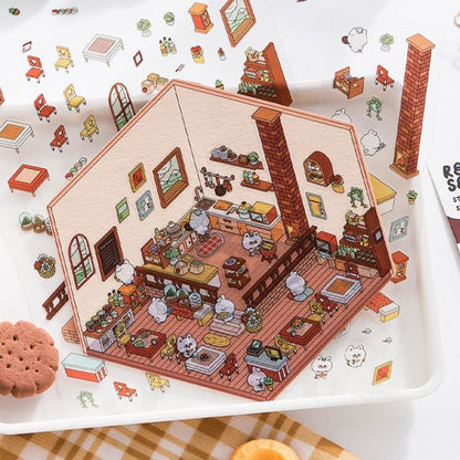 Étterem - matricajelenet Simno 1 darabos kirakó puzzle (SN-6941776312499) - puzzlegarden