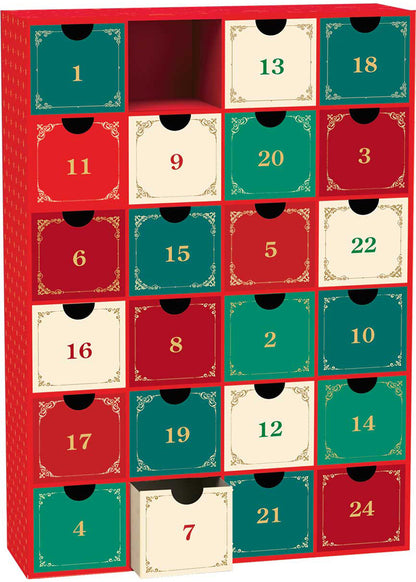 Festészeti remekművek – puzzle adventi naptár – a nyitott fiókok
