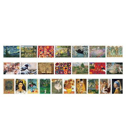 Festészeti remekművek – puzzle adventi naptár – a kirakó képe