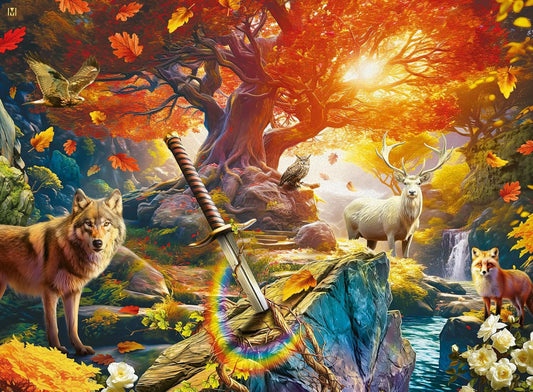 Excalibur erdő Ravensburger 500 darabos kirakó puzzle (RA - 12001307) - puzzlegarden