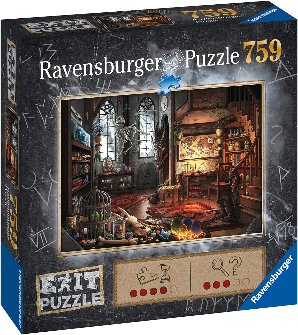 EXIT - A Sárkánylaborban Ravensburger 759 darabos kirakó puzzle (RA-19954 4005556199549) - puzzlegarden