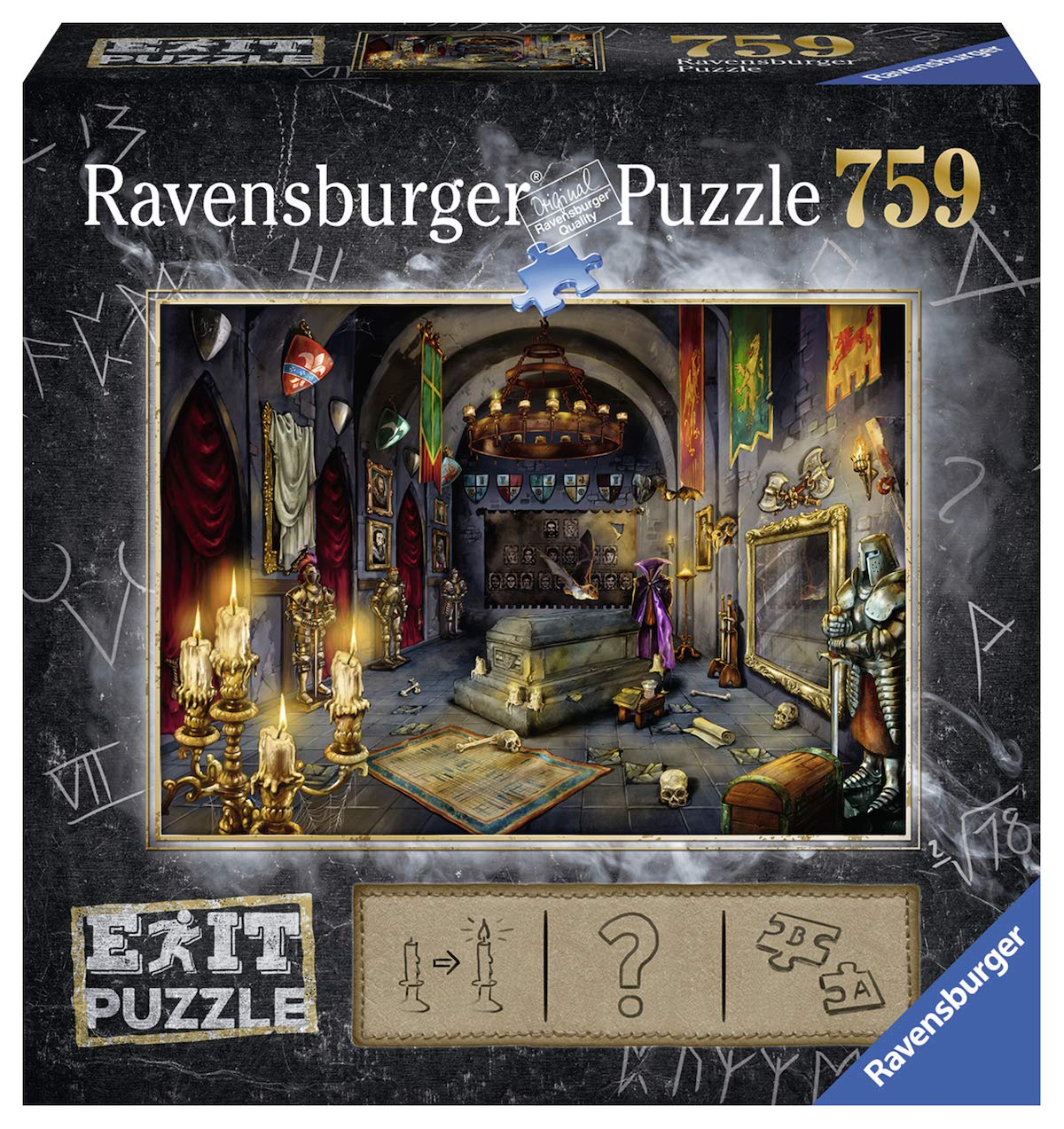 EXIT - A Vámpírkastélyban Ravensburger 759 darabos kirakó puzzle (RA-19955 4005556199556) - puzzlegarden