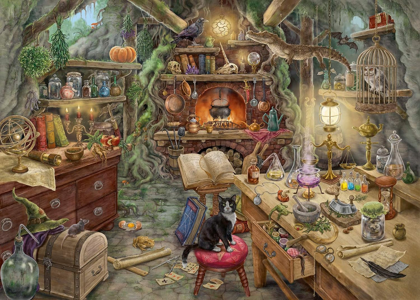 EXIT - Boszorkánykonyha Ravensburger 759 darabos kirakó puzzle (RA-19952 4005556199525) - puzzlegarden