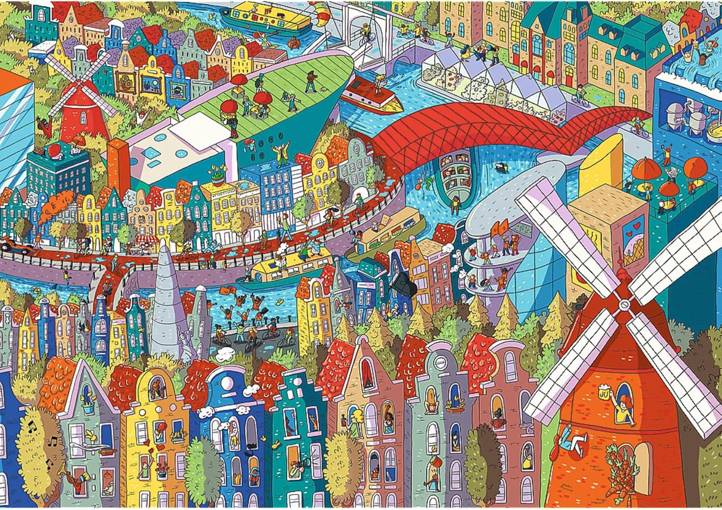 EYE - SPY – Amszterdam, Hollandia Trefl Prime 1000 darabos kirakó puzzle (TR - 10710 5900511107104) - puzzlegarden