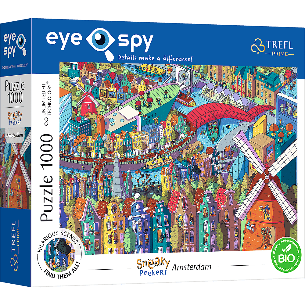 EYE - SPY – Amszterdam, Hollandia Trefl Prime 1000 darabos kirakó puzzle (TR - 10710 5900511107104) - puzzlegarden