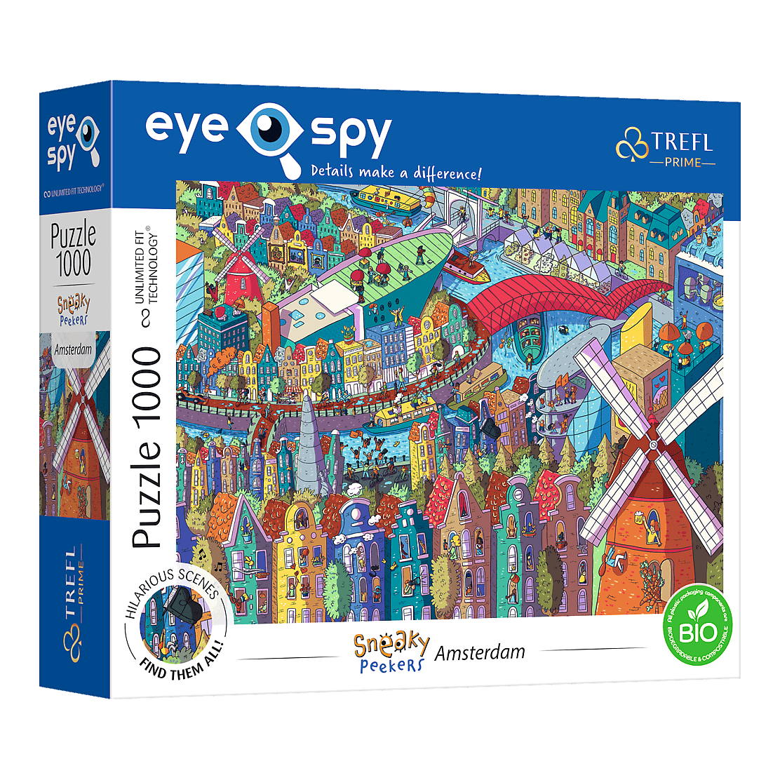 EYE-SPY – Amszterdam, Hollandia Trefl 1000 darabos kirakó puzzle (TR-10710) - puzzlegarden