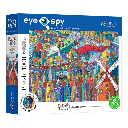 EYE-SPY – Amszterdam, Hollandia Trefl 1000 darabos kirakó puzzle (TR-10710) - puzzlegarden