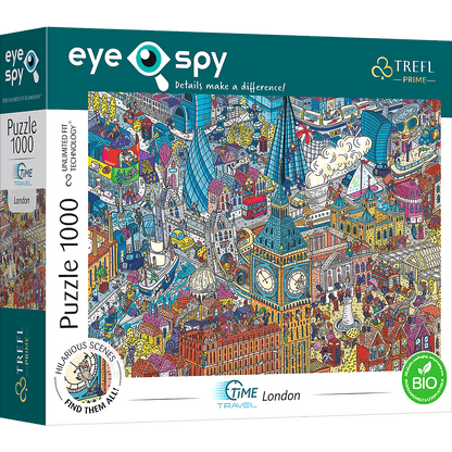 EYE - SPY – IDŐUTAZÁS: London, Egyesült Királyság Trefl Prime 1000 darabos kirakó puzzle (TR-10750) - puzzlegarden