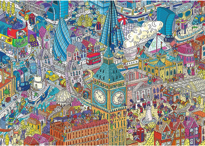 EYE - SPY – IDŐUTAZÁS: London, Egyesült Királyság Trefl Prime 1000 darabos kirakó puzzle (TR-10750) - puzzlegarden