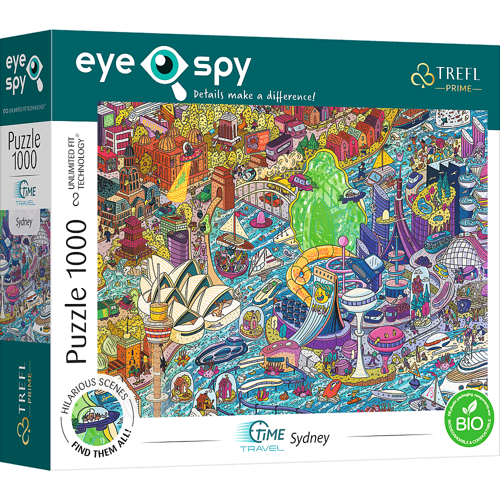 EYE - SPY – IDŐUTAZÁS: Sydney, Ausztrália Trefl Prime 1000 darabos kirakó puzzle (TR - 10751 5900511107517) - puzzlegarden