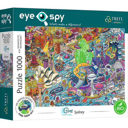 EYE - SPY – IDŐUTAZÁS: Sydney, Ausztrália Trefl Prime 1000 darabos kirakó puzzle (TR - 10751 5900511107517) - puzzlegarden