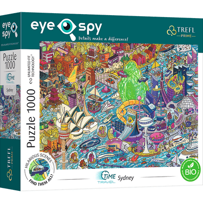 EYE - SPY – IDŐUTAZÁS: Sydney, Ausztrália Trefl Prime 1000 darabos kirakó puzzle (TR-10751) - puzzlegarden