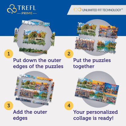 EYE - SPY – KÉPZELETBELI VÁROSOK: Róma, Olaszország Trefl Prime 1000 darabos kirakó puzzle (TR-10709) - puzzlegarden