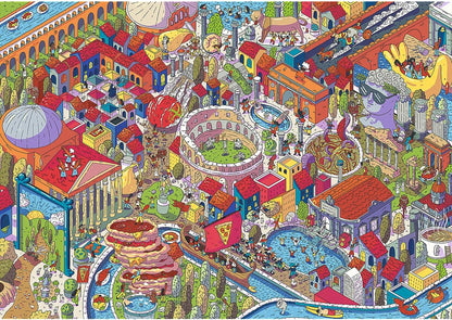 EYE - SPY – KÉPZELETBELI VÁROSOK: Róma, Olaszország Trefl Prime 1000 darabos kirakó puzzle (TR-10709) - puzzlegarden