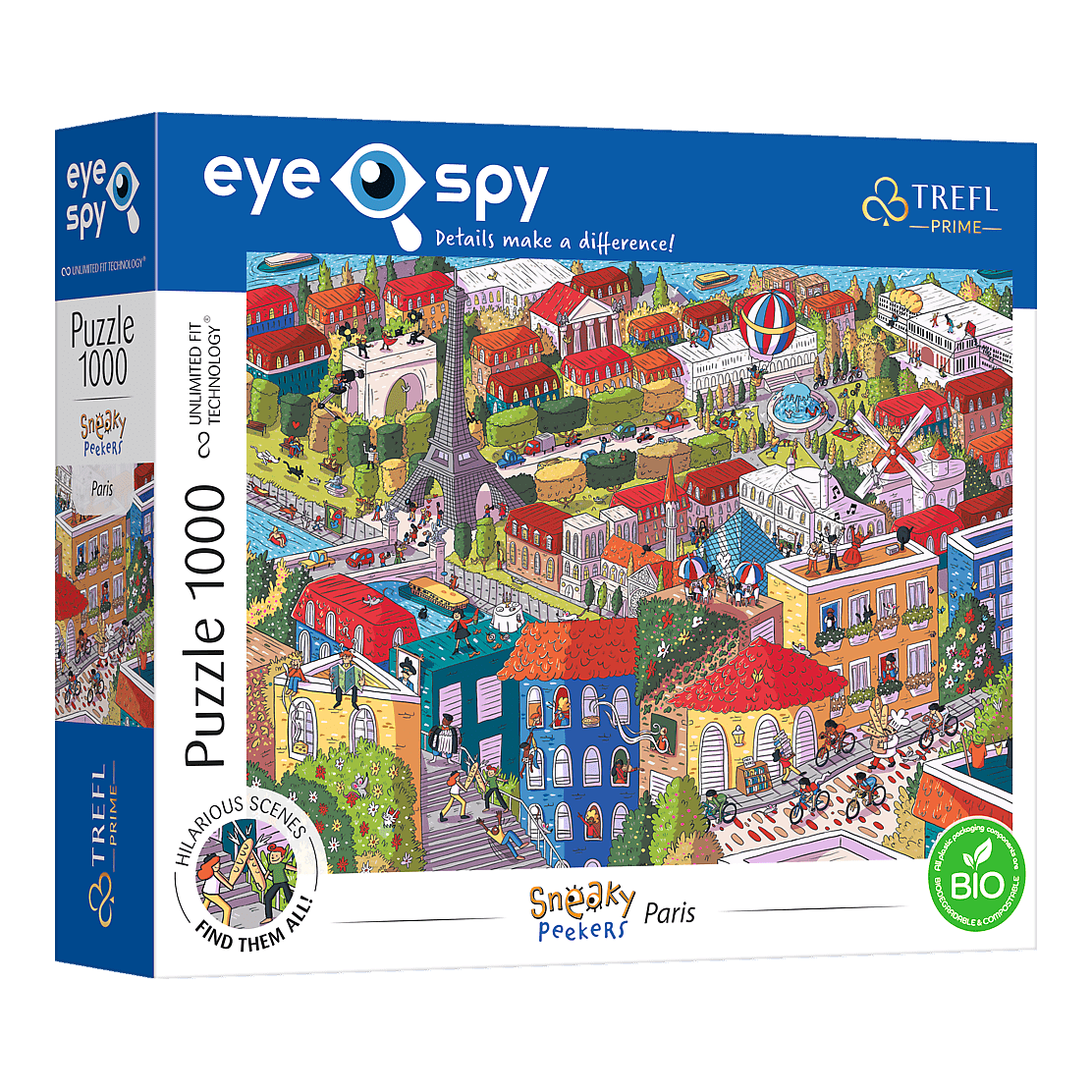 EYE-SPY - Párizs, Franciaország Trefl 1000 darabos kirakó puzzle (TR-10712) - puzzlegarden