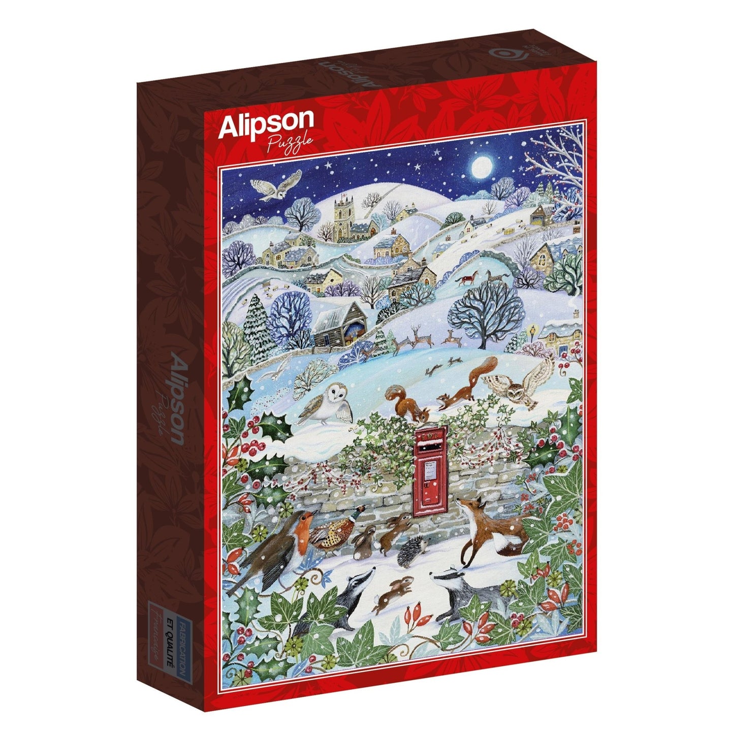 Falu egy téli éjszakán Alipson 500 darabos kirakó puzzle (AL - 50053 3770001500539) - puzzlegarden