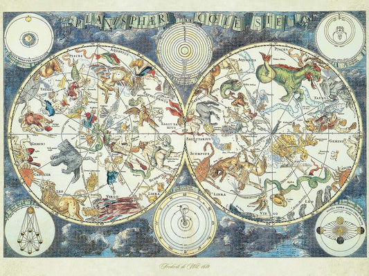 Fantasztikus Állatok Térképe Ravensburger 1500 darabos kirakó puzzle (RA-16003 4005556160037) - puzzlegarden