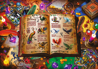 Fantasztikus madarak atlasza Trefl 1000 darabos kirakó puzzle (TR-10980) - puzzlegarden