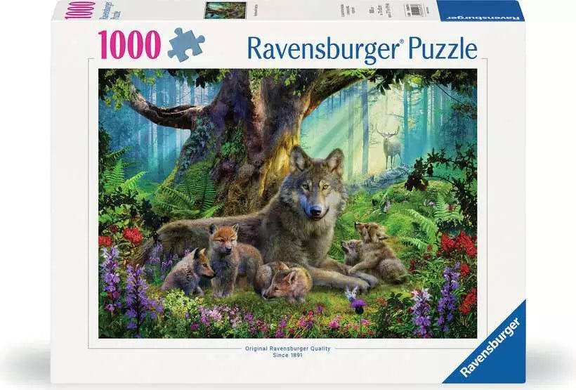 Farkasok az Erdőben Ravensburger 1000 darabos kirakó puzzle (RA-12000477) - puzzlegarden