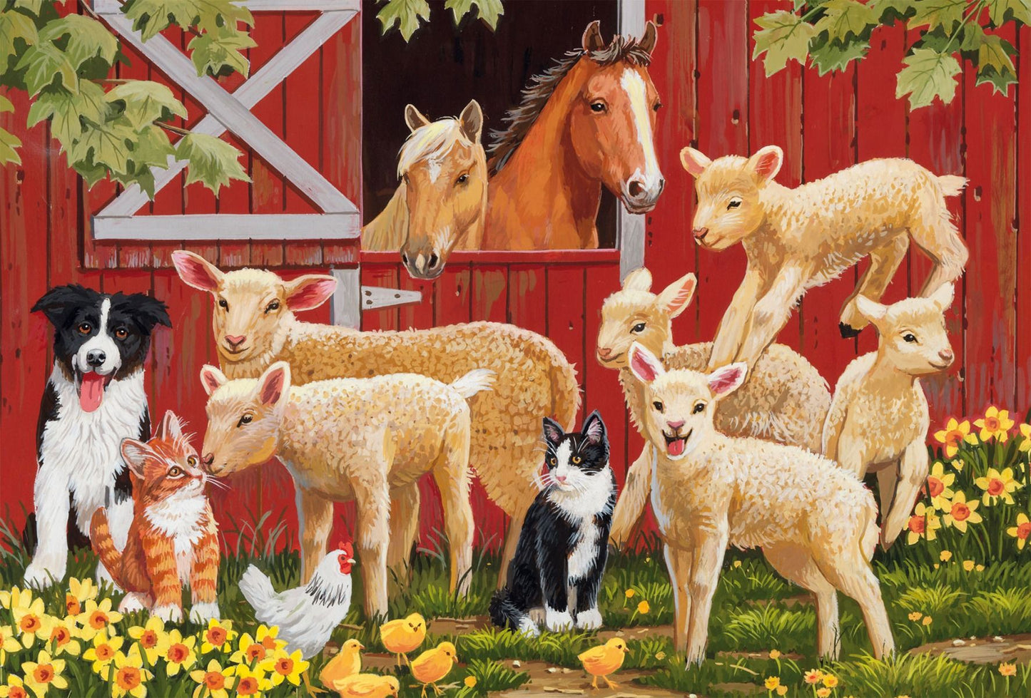 Farmállatok – 3x48 Schmidt Spiele 3x48 darabos kirakó puzzle (SCH-56579) - puzzlegarden