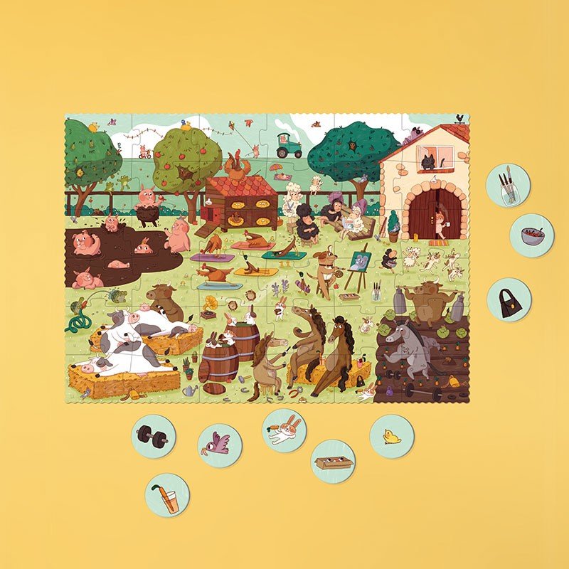 Farmtasztikus Londji 36 darabos kirakó puzzle (LN-PZ645U) - puzzlegarden