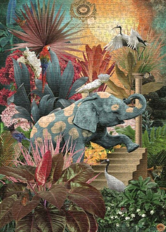 Fauna Fantasies - Elefantázia HEYE 1000 darabos kirakó puzzle (HE-30008 4001689300081) - puzzlegarden