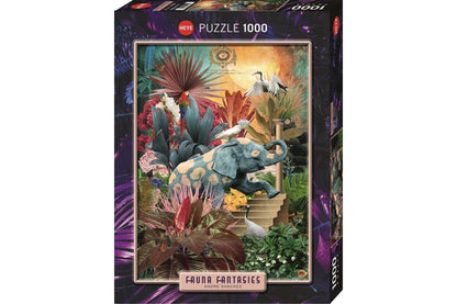 Fauna Fantasies - Elefantázia HEYE 1000 darabos kirakó puzzle (HE-30008 4001689300081) - puzzlegarden