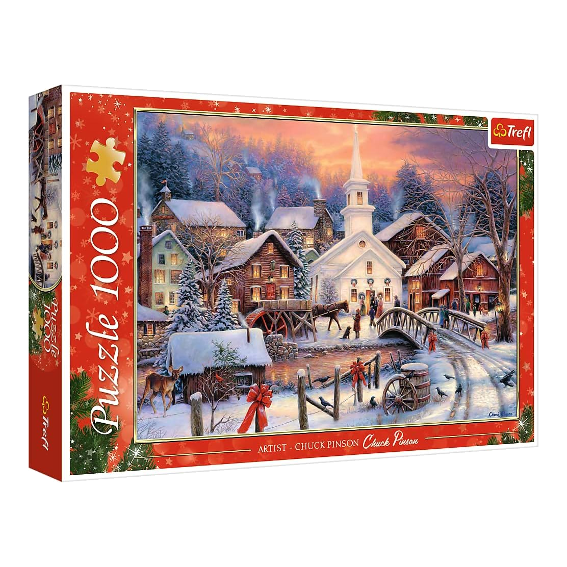 Fehér Karácsony Trefl 1000 darabos kirakó puzzle (TR-10602) - puzzlegarden