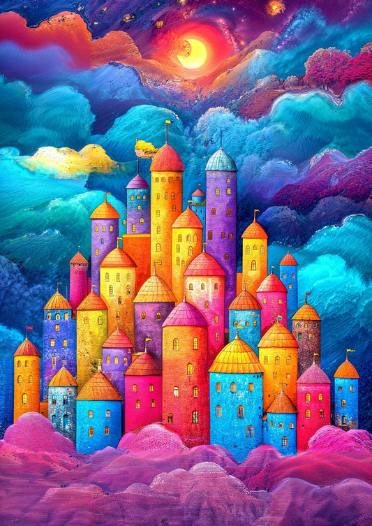 Felhővár Enjoy 1000 darabos kirakó puzzle (EN - 2270) - puzzlegarden