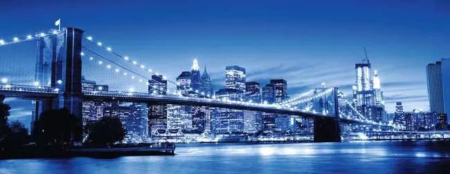 Fénylő New York - panoráma kép Ravensburger 1000 darabos kirakó puzzle (RA-12000438) - puzzlegarden