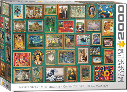 Festészeti remekművek Eurographics 2000 darabos kirakó puzzle (EUR-8220-6041) - puzzlegarden