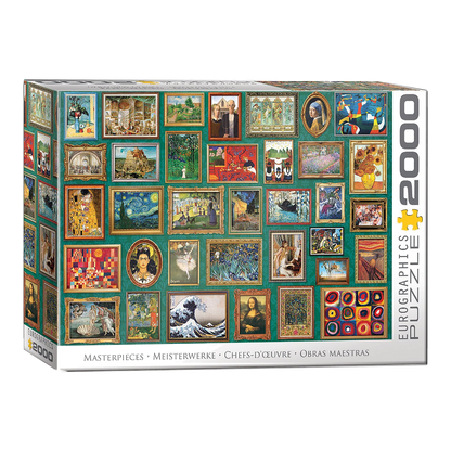 Festészeti remekművek Eurographics 2000 darabos kirakó puzzle (EUR-8220-6041) - puzzlegarden