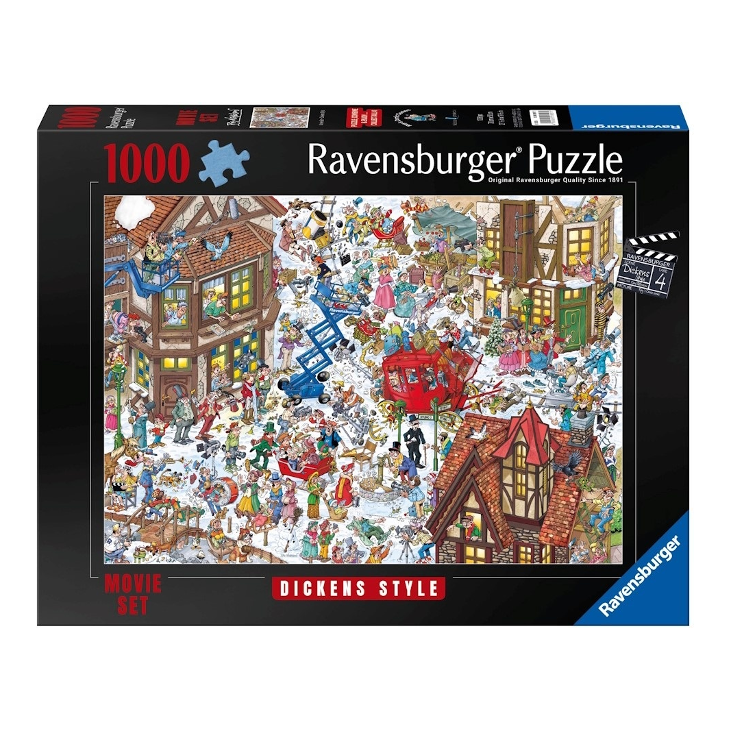 Filmforgatás 4. – Dickens korában Ravensburger 1000 darabos kirakó puzzle (RA-12001897) - puzzlegarden