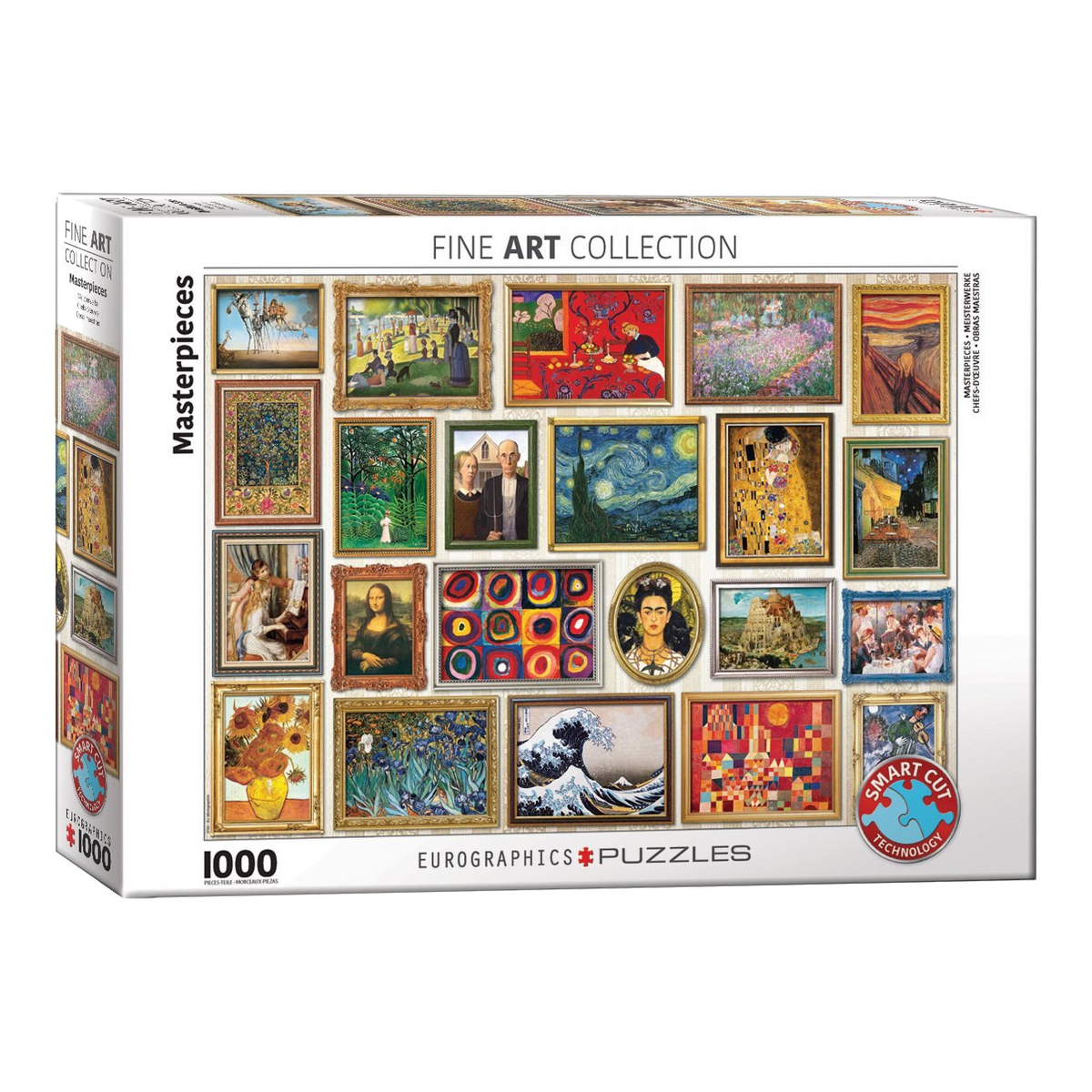 Fine Art Collection - Mesterművek Eurographics 1000 darabos kirakó puzzle (EUR-6000-5766) - puzzlegarden