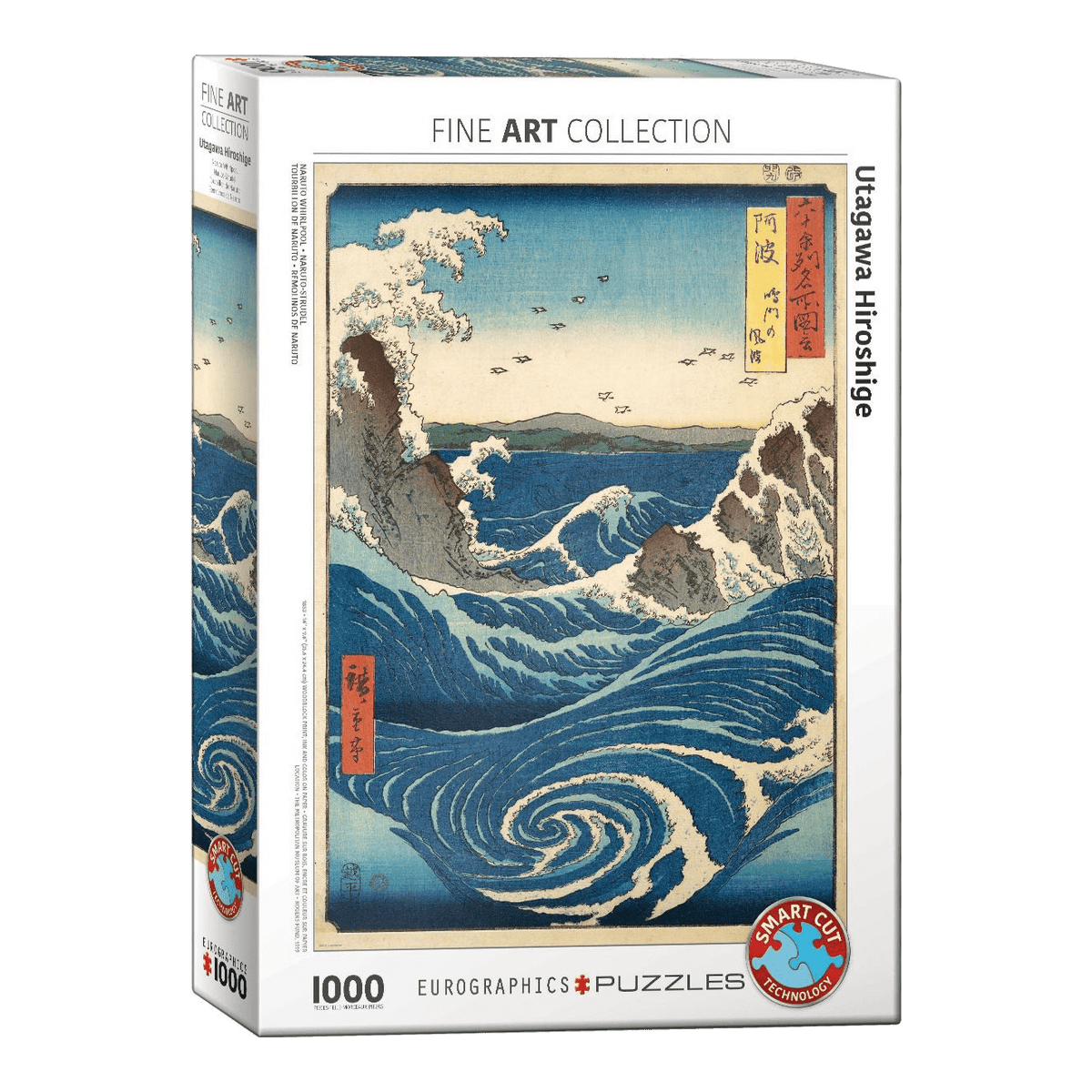 Fine Art Collection - Utagawa Hiroshige - Naruto Örvény Eurographics 1000 darabos kirakó puzzle (EUR-6000-5767) - puzzlegarden