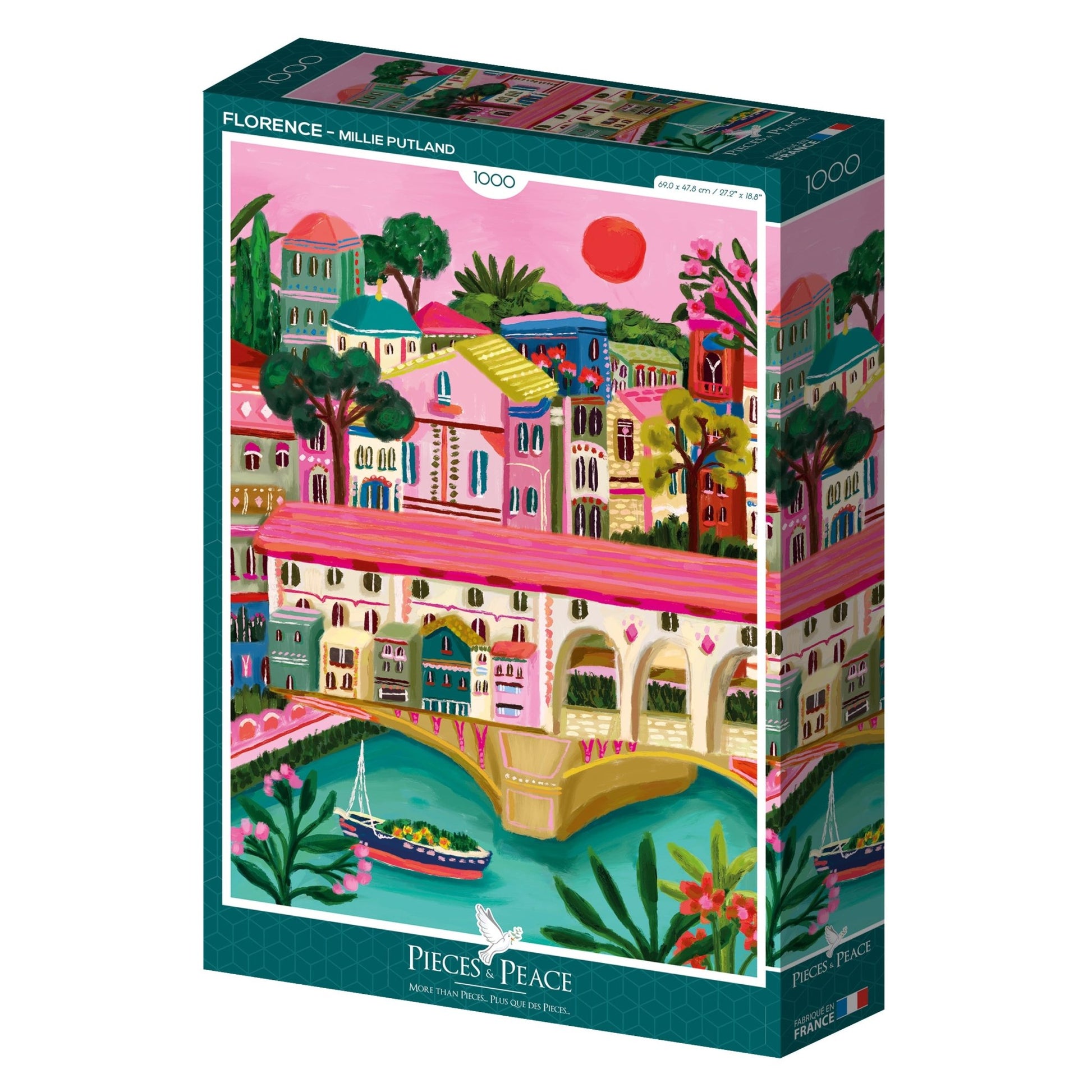 Firenze Pieces & Peace 1000 darabos kirakó puzzle (PaP - 0105 3770001401058) - puzzlegarden