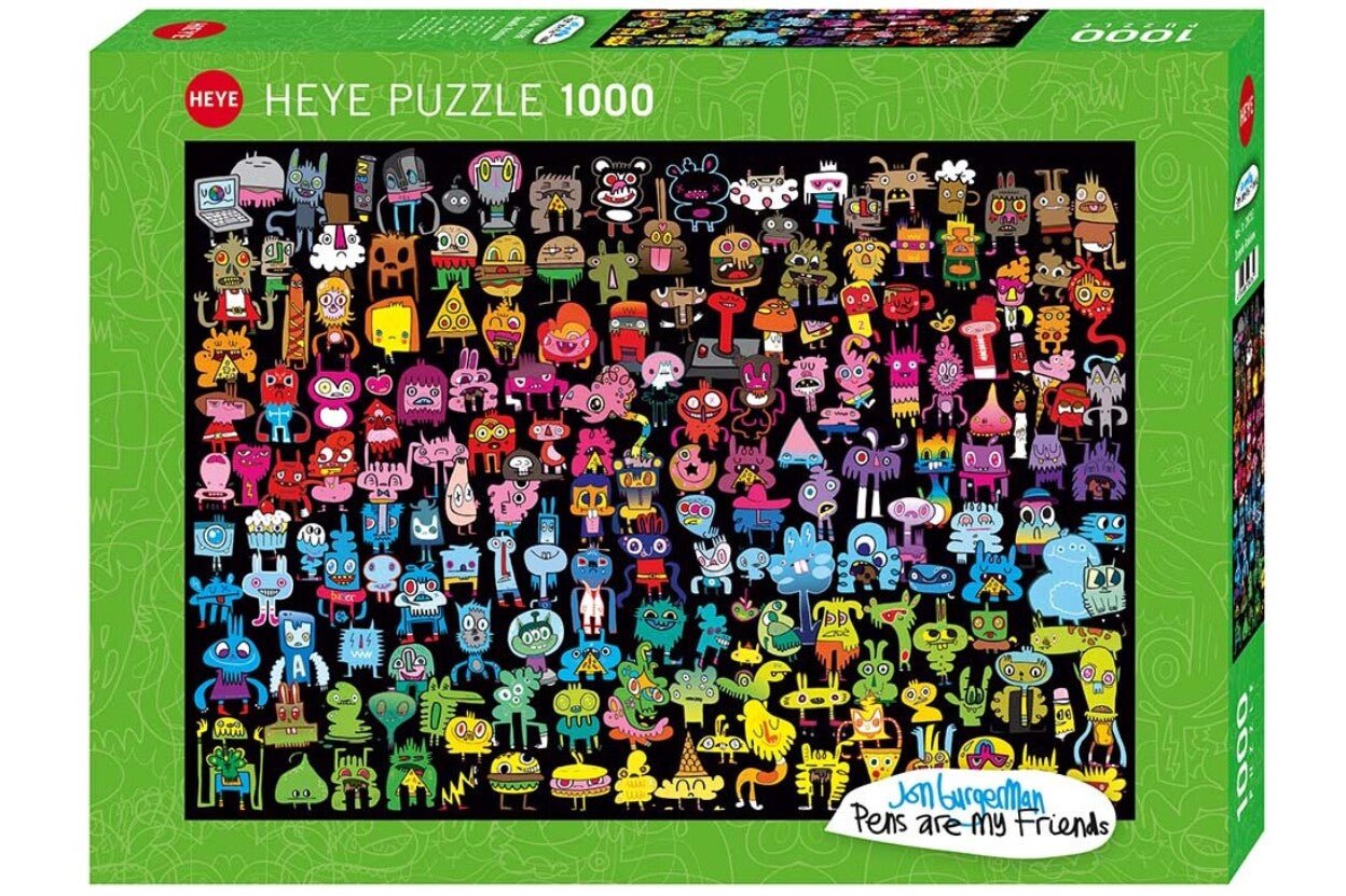 Firka Figura Szivárvány HEYE 1000 darabos kirakó puzzle (HE-29786 ) - puzzlegarden