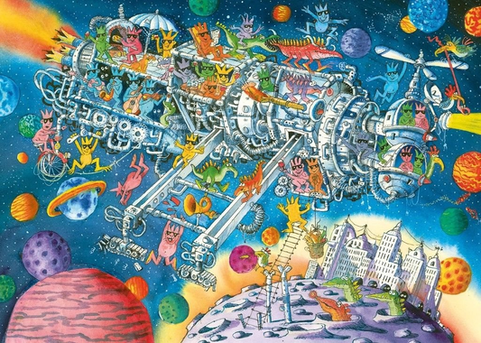 Földönkívüliek, üdvözlünk! HEYE 1000 darabos kirakó puzzle (HE-30083) - puzzlegarden