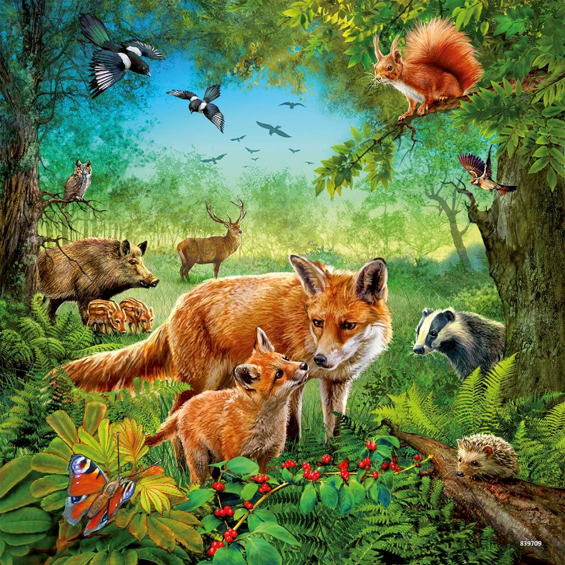 Földrészek Állatai - 3x49 Ravensburger 49 darabos kirakó puzzle (RA-09330) - puzzlegarden