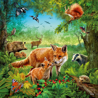 Földrészek Állatai - 3x49 Ravensburger 49 darabos kirakó puzzle (RA-09330) - puzzlegarden