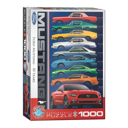 Ford Mustang - 50 év Eurographics 1000 darabos kirakó puzzle (EUR-6000-0699) - puzzlegarden