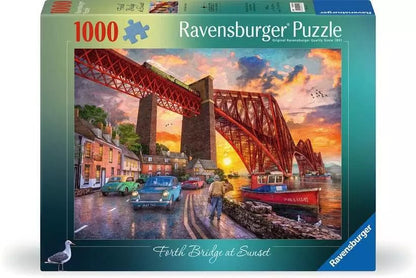 Forth - híd napnyugtakor Ravensburger 1000 darabos kirakó puzzle (RA-12000125) - puzzlegarden