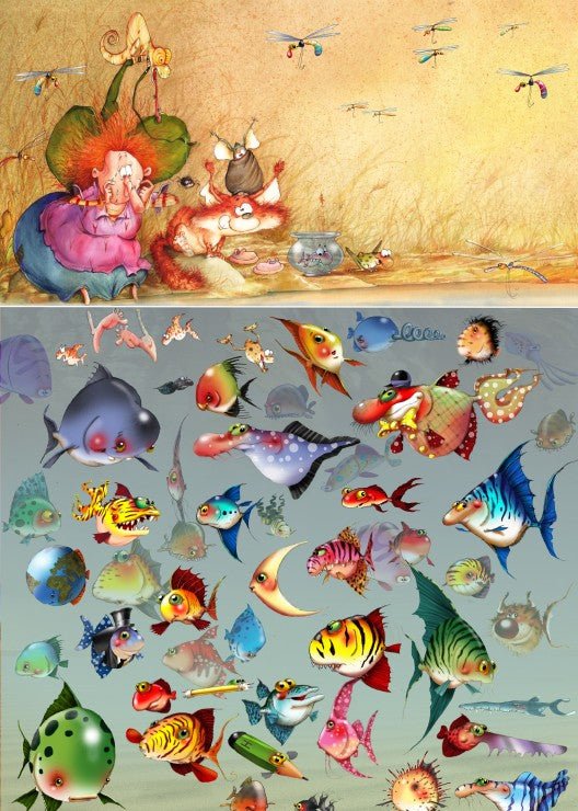 François Ruyer – Boszorkány Grafika 500 darabos kirakó puzzle (GR-32288) - puzzlegarden