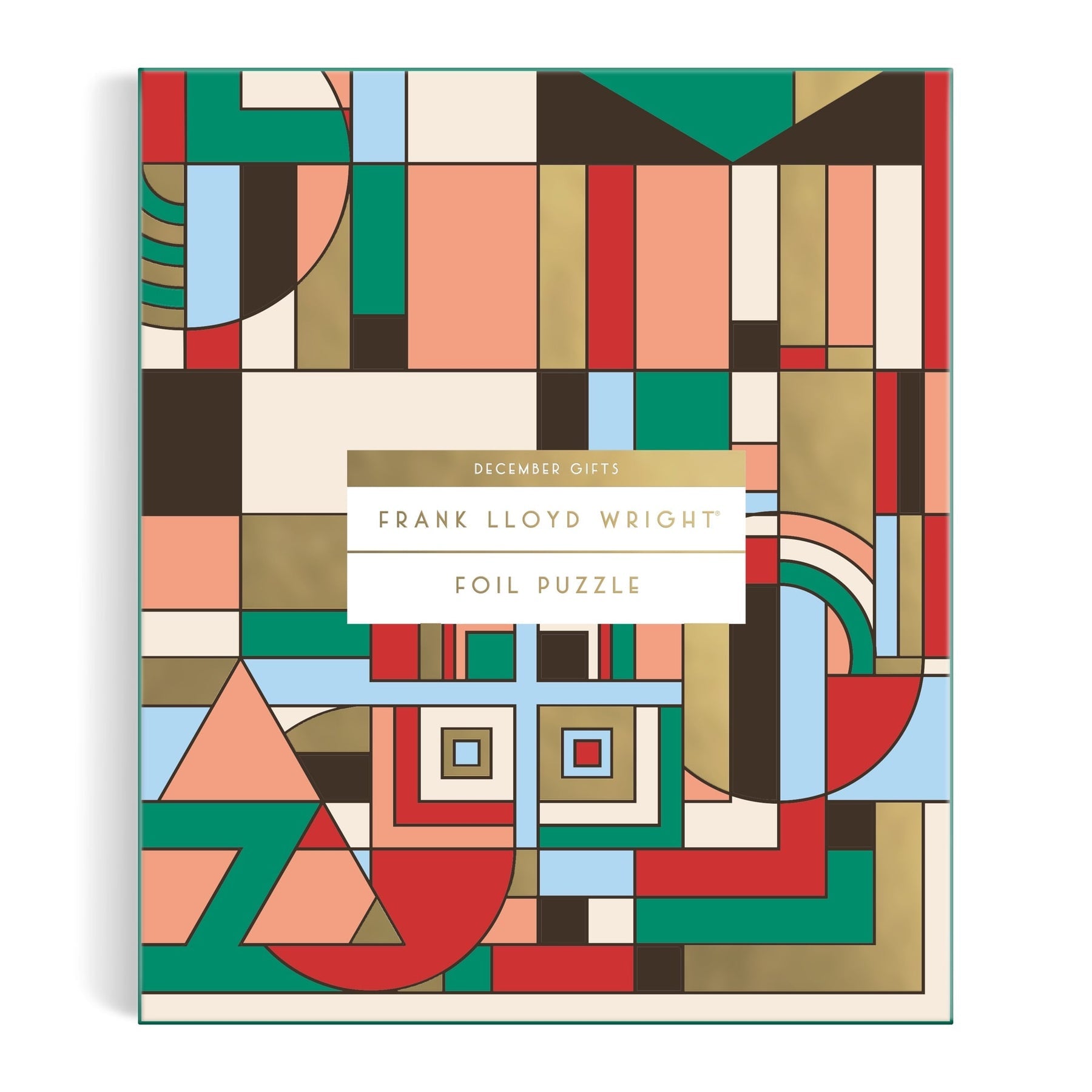 Frank Lloyd Wright – Decemberi ajándékok - aranyfóliás Galison 1000 darabos kirakó puzzle (GA-9780735386143) - puzzlegarden