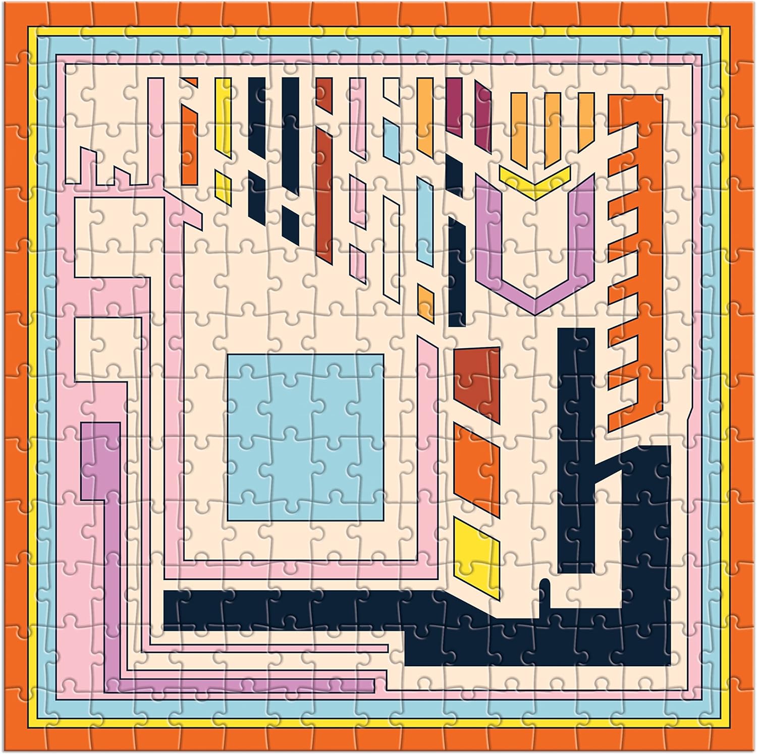 Frank Lloyd Wright - Geometrikus textíliák - 4x200 Galison 200 darabos kirakó puzzle (GA-M050622G 9780735376236) - puzzlegarden