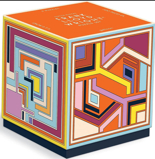 Frank Lloyd Wright - Geometrikus textíliák - 4x200 Galison 200 darabos kirakó puzzle (GA-M050622G 9780735376236) - puzzlegarden
