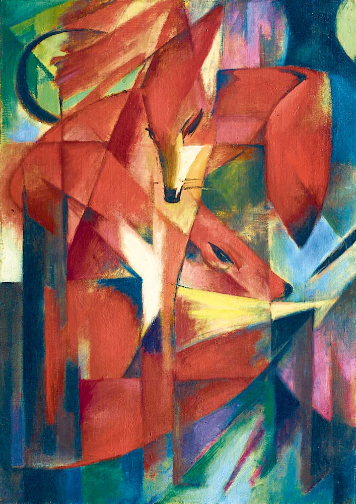 Franz Marc - Rókák Bluebird 1000 darabos kirakó puzzle (BB-60068 3663384600685) - puzzlegarden