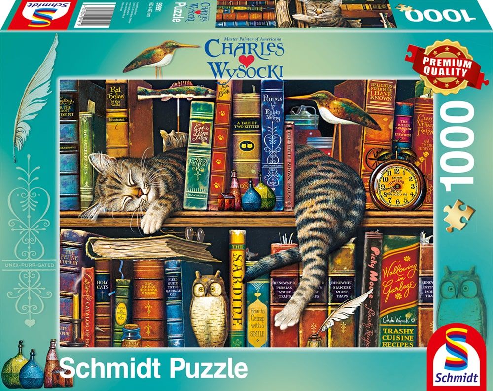 Frederick, az író Schmidt 1000 darabos kirakó puzzle (SCH-59991 4001504599911) - puzzlegarden