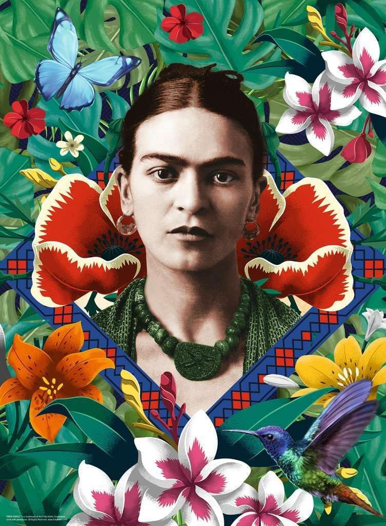 Frida Kahlo – Virágzó fantázia Ravensburger 500 darabos kirakó puzzle (RA-12001736) - puzzlegarden